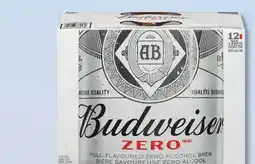 IGA BUDWEISER ZERO ALCOHOL-FREE BEER offer