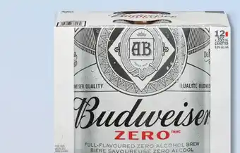 IGA BUDWEISER ZERO ALCOHOL-FREE BEER offer