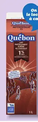 IGA QUÉBON CHOCOLATE MILK offer