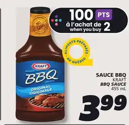 IGA KRAFT BBQ SAUCE offer