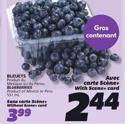 IGA BLUEBERRIES offer