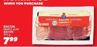 IGA MAPLE LEAF BACON offer