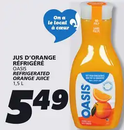 IGA OASIS REFRIGERATED ORANGE JUICE offer