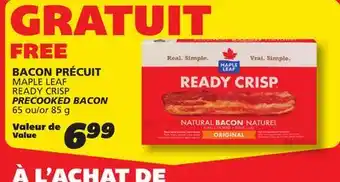 IGA BACON PRÉCUIT MAPLE LEAF offer