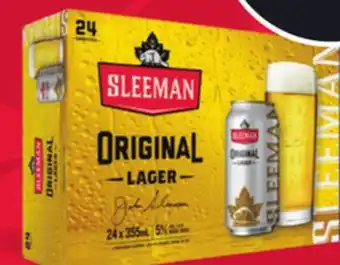 IGA SLEEMAN ORIGINAL DRAUGHT BEER offer