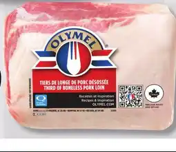 IGA OLYMEL THIRD OF PORK LOIN offer