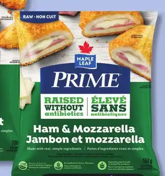 IGA MAPLE LEAF FROZEN BREADED CHICKEN OR PORK CUTLETS offer