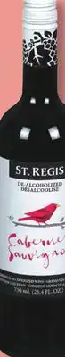 IGA ST.REGIS NON-ALCOHOLIC WINE offer