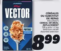 IGA KELLOGG'S CEREAL OR MEAL REPLACEMENT offer