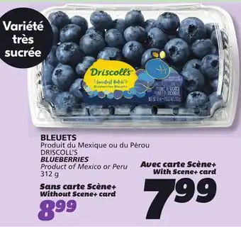 IGA DRISCOLL'S BLUEBERRIES offer