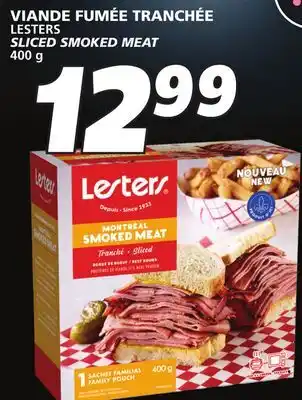 IGA LESTERS SLICED SMOKED MEAT offer