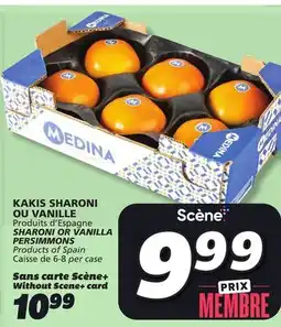 IGA SHARONI OR VANILLA PERSIMMONS offer