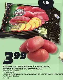 IGA YELLOW FLESHED RED, ROUND WHITE OR YUKON GOLD POTATOES offer