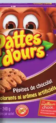 IGA DARE PATTES D'OURS COOKIES offer