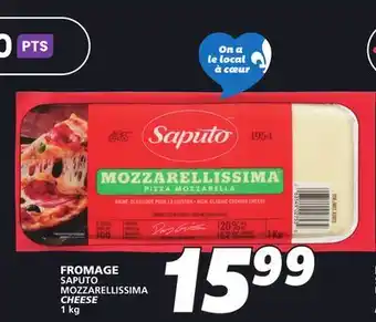 IGA SAPUTO MOZZARELLISSIMA CHEESE offer