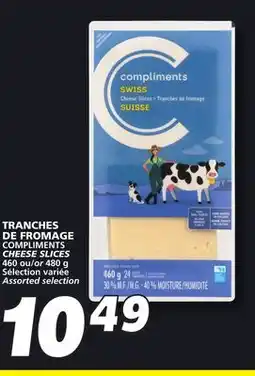 IGA COMPLIMENTS CHEESE SLICES offer