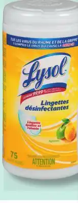 IGA LYSOL DISINFECTING WIPES offer