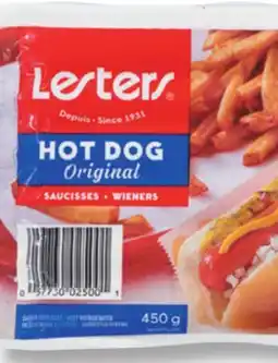 IGA LESTERS WIENERS offer