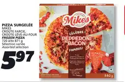 IGA MIKES FROZEN PIZZA offer