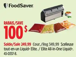 Canadian Tire FoodSaver Elite All-in-One Liquid+ offer