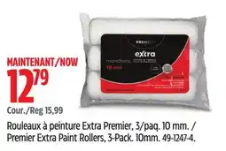 Canadian Tire Premier Extra Paint Rollers, 3-Pack offer