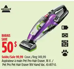 Canadian Tire Bissell Pet Pro Pet Hair Eraser 16V Hand Vac offer