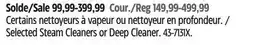 Canadian Tire NOMA Selected Steam Cleaners or Deep Cleaner offer