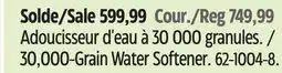 Canadian Tire Whirlpool 30,000-Grain Water Softener offer