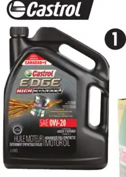 Canadian Tire Castrol EDGE High Mileage Full Synthetic Motor Oil offer