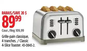 Canadian Tire Classic 4-Slice Toaster offer