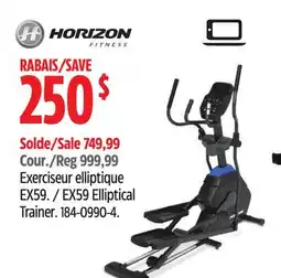 Canadian Tire Horizon EX59 Elliptical Trainer offer