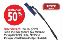 Canadian Tire Reflex 50 Telescopic Snow Brush and Scraper offer