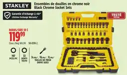 Canadian Tire Stanley Professional Grade Black Chrome Socket Set, SAE/Metric, 197-pc offer