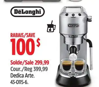 Canadian Tire DeLonghi Dedica Arte offer