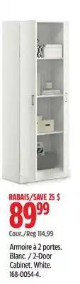 Canadian Tire Sauder 2-Door Cabinet offer