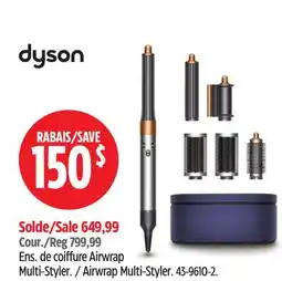 Canadian Tire Dyson Airwrap Multi-Styler offer