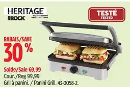 Canadian Tire Heritage The Rock Panini Grill offer