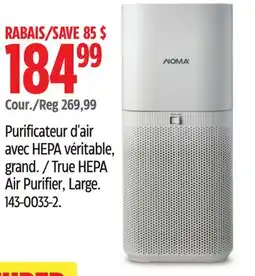 Canadian Tire NOMA True HEPA Air Purifier, Large offer