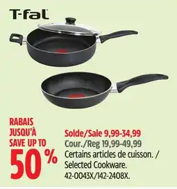 Canadian Tire T-fal Selected Cookware offer