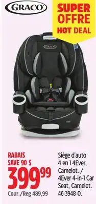 Canadian Tire Graco 4 Ever 4-in-1 Car Seat, Camelot offer