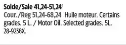 Canadian Tire Castrol Motor Oil offer