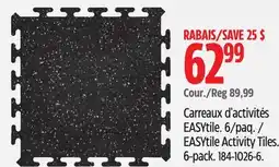 Canadian Tire EASYtile Activity Tiles. 6-pack offer