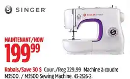 Canadian Tire Singer M3500 Sewing Machine offer