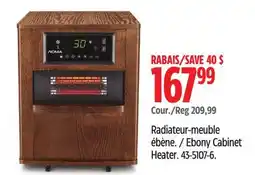 Canadian Tire Ebony Cabinet Heater offer