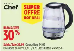 Canadian Tire MASTER Chef 1.7L Glass Kettle offer