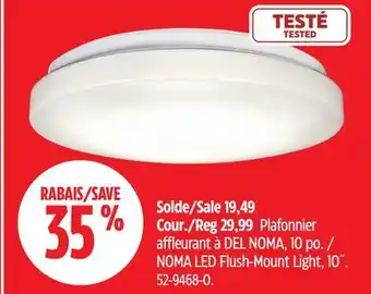 Canadian Tire NOMA LED Flush-Mount Light, 10 offer