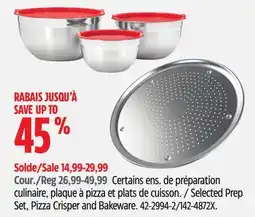 Canadian Tire MasterChef Selected Prep Set, Pizza Crisper and Bakeware offer