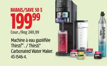 Canadian Tire Ninja Thirsti Carbonated Water Maker offer