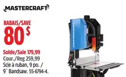 Canadian Tire Scie à ruban, 9po Mastercraft offer