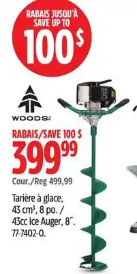 Canadian Tire Woods 43cc Ice Auger, 8 offer